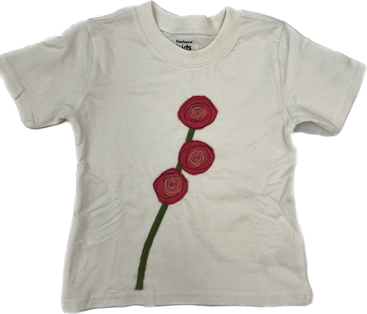 Kids T-Shirt-Blooming Rose