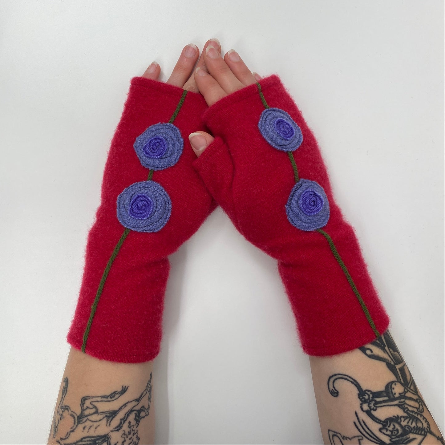 Gloves-Double Blooming Rose