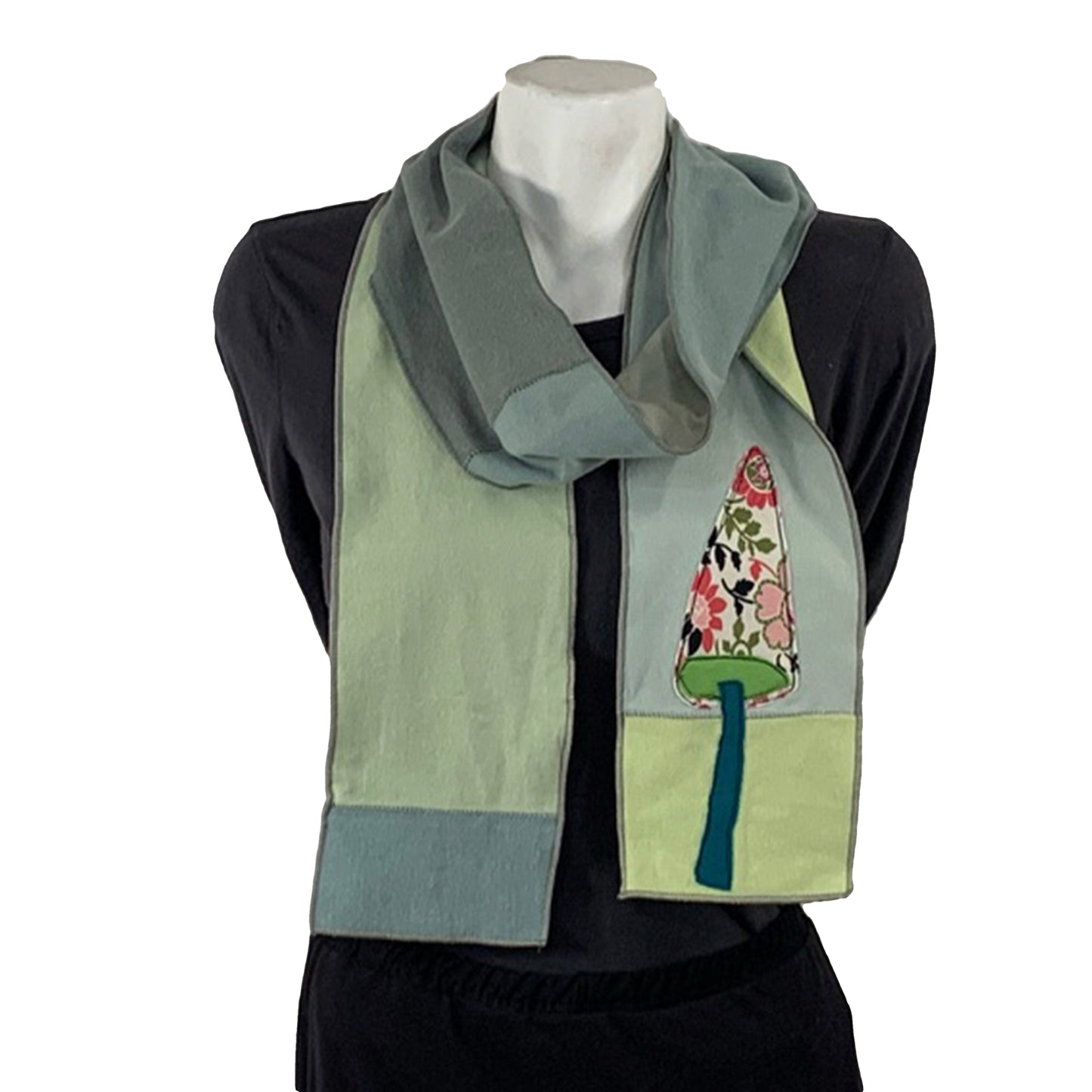 Applique Scarf- Mushroom