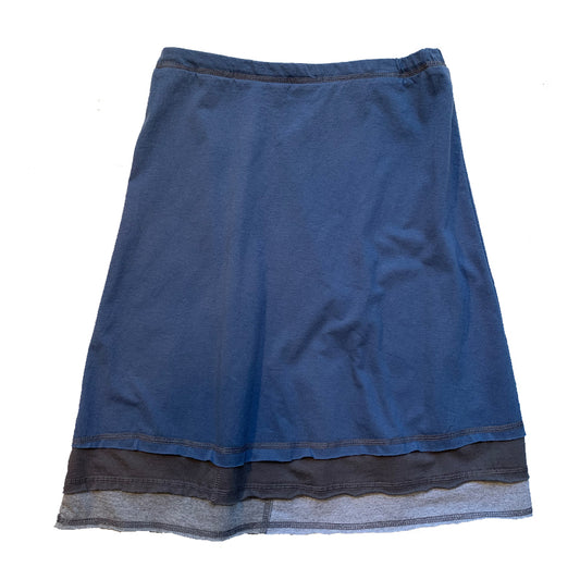 Three Layer Skirt-Blue