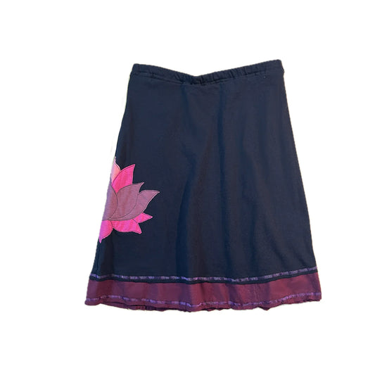 Big Flower Layered Skirt-Lotus Flower