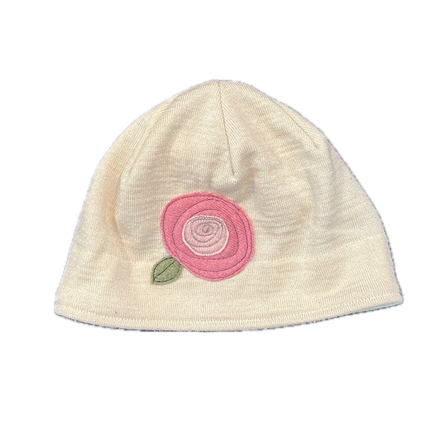 Wool Hat-Blooming Rose