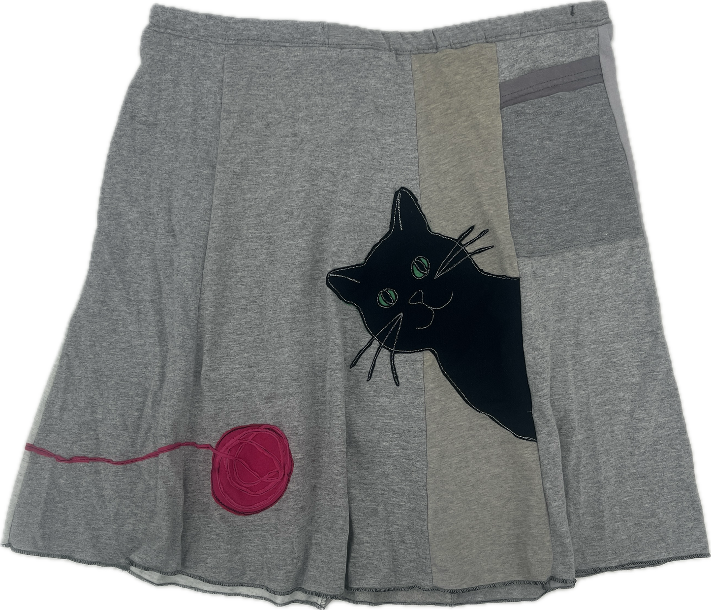 Classic Appliqué Skirt-Cat