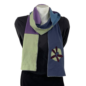 Applique Scarf-Abstract Shape