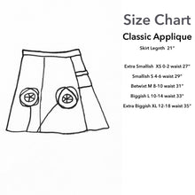 Load image into Gallery viewer, Classic Appliqué Skirt-Hydrangea
