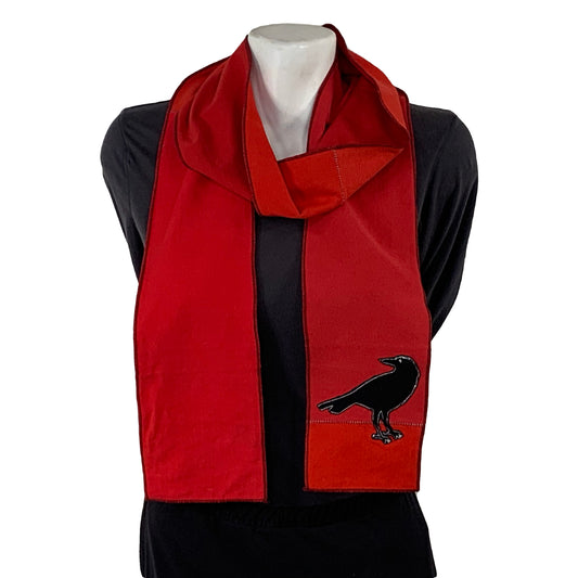 Applique Scarf- Crow
