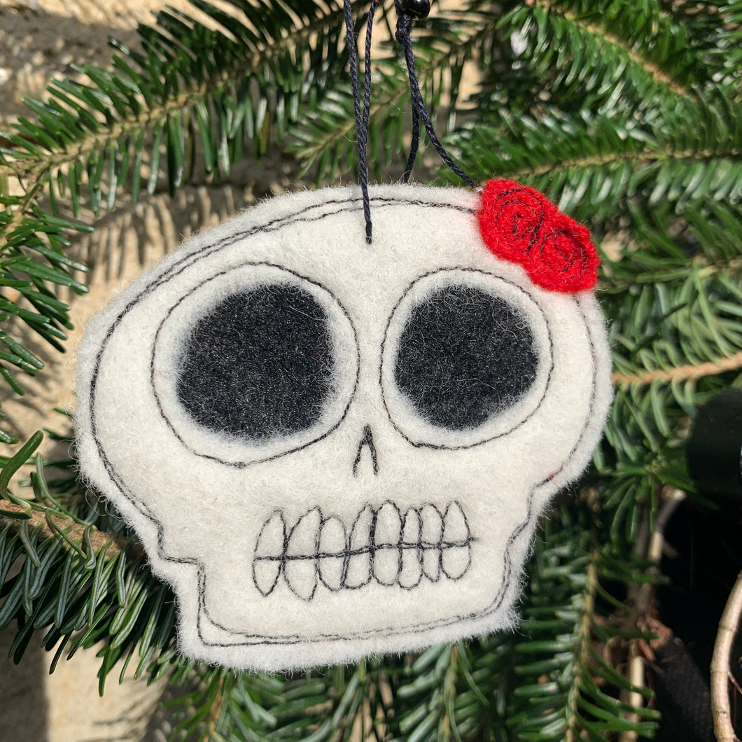 She Skull Ornament