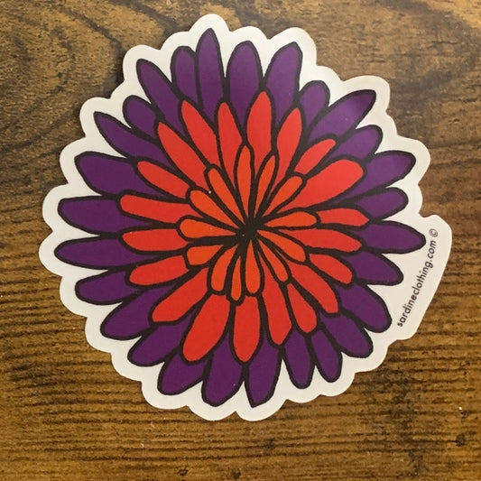 Sticker-Zinnia