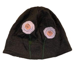 Wool Hat-Blooming Rose
