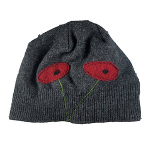Wool Hat-Oval Poppy