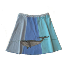 Load image into Gallery viewer, Mini Skirt-Blue Whale
