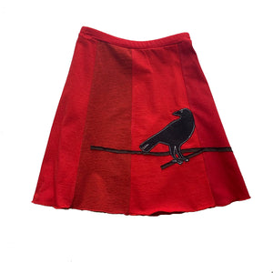 Mini Skirt-Crow