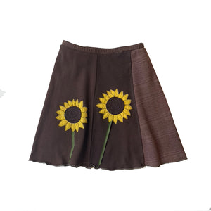 Mini Skirt-Sunflower