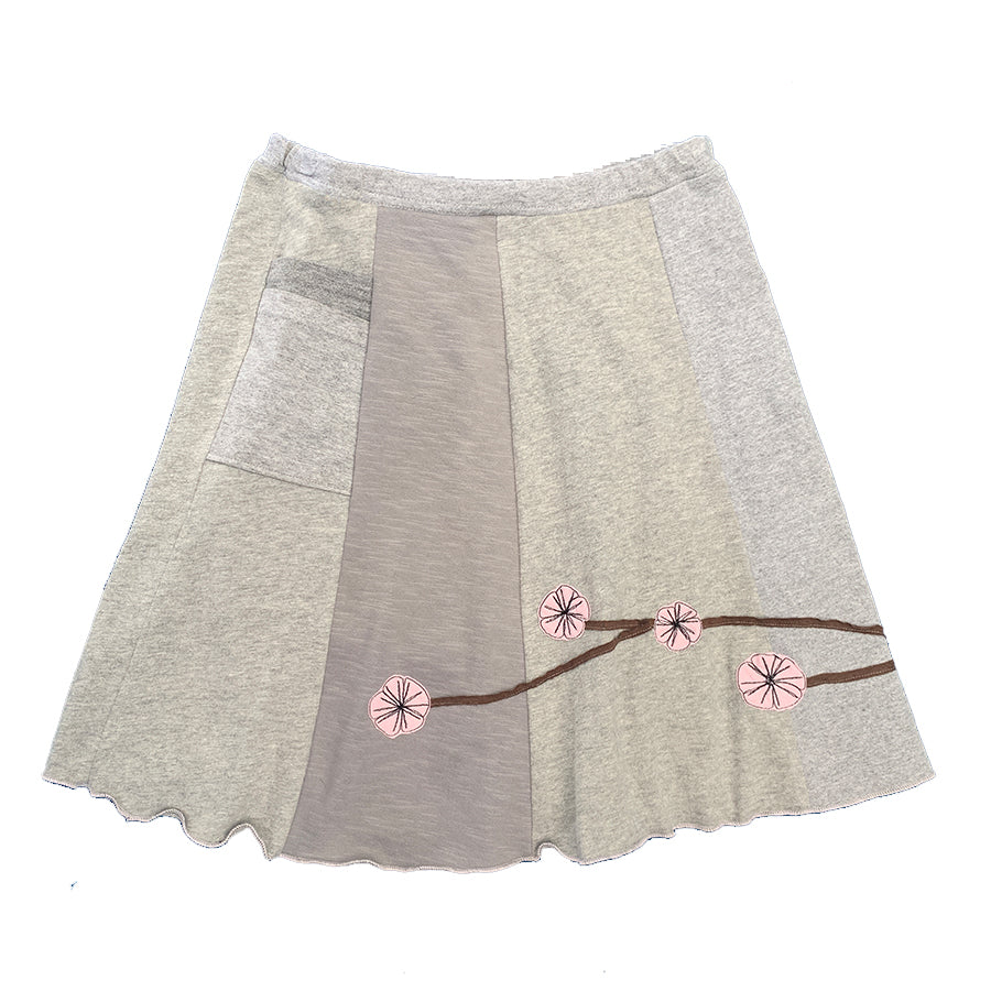 Classic Appliqué Skirt-Cherry Blossom