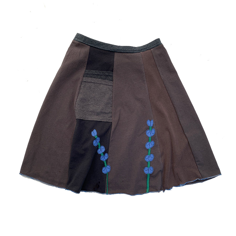 Classic Appliqué Skirt-Lupine