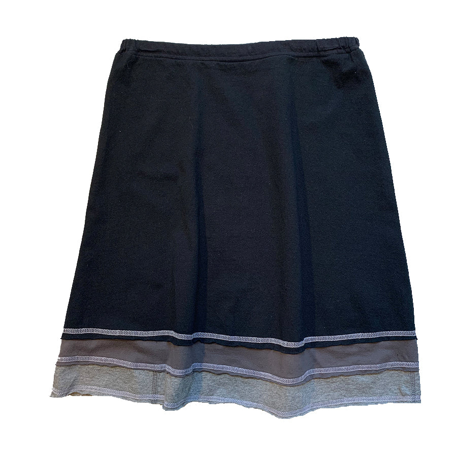Three Layer Skirt-Black