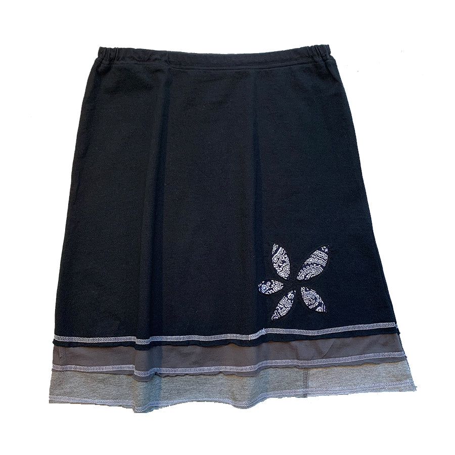 Embroidered applique outlet skirt