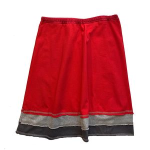 Three Layer Skirt-Red